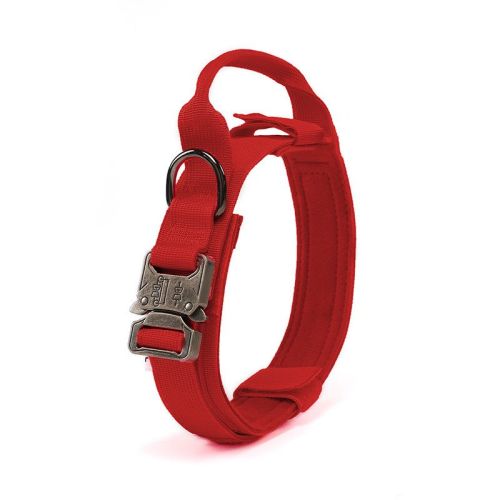 Tactical Dog Collar Military Dog Collar Adjustable Nylon Dog Collar Heavy Duty Metal Buckle with Handle for Dog Training Tactical Dog Collar Military Dog Collar Adjustable Nylon Dog Collar Heavy Duty Metal Buckle with Handle for Dog Training